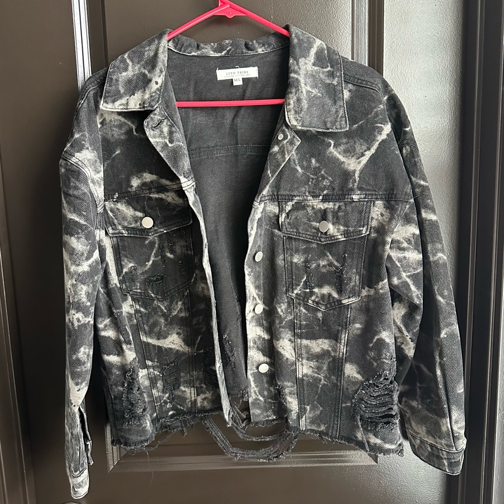 Acid Wash Denim Jacket